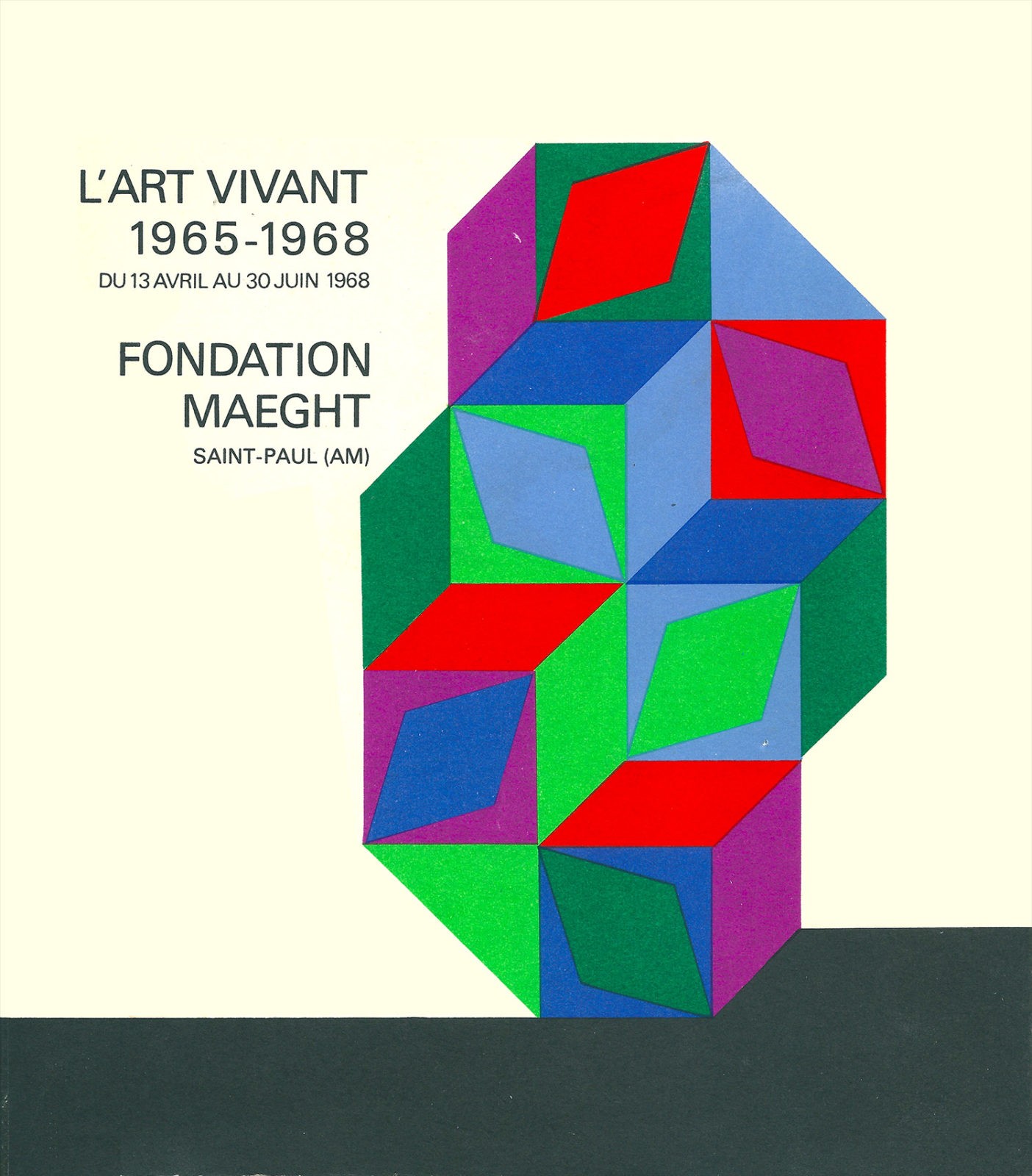 Catalogue L’Art vivant 1965-1968, Fondation Maeght