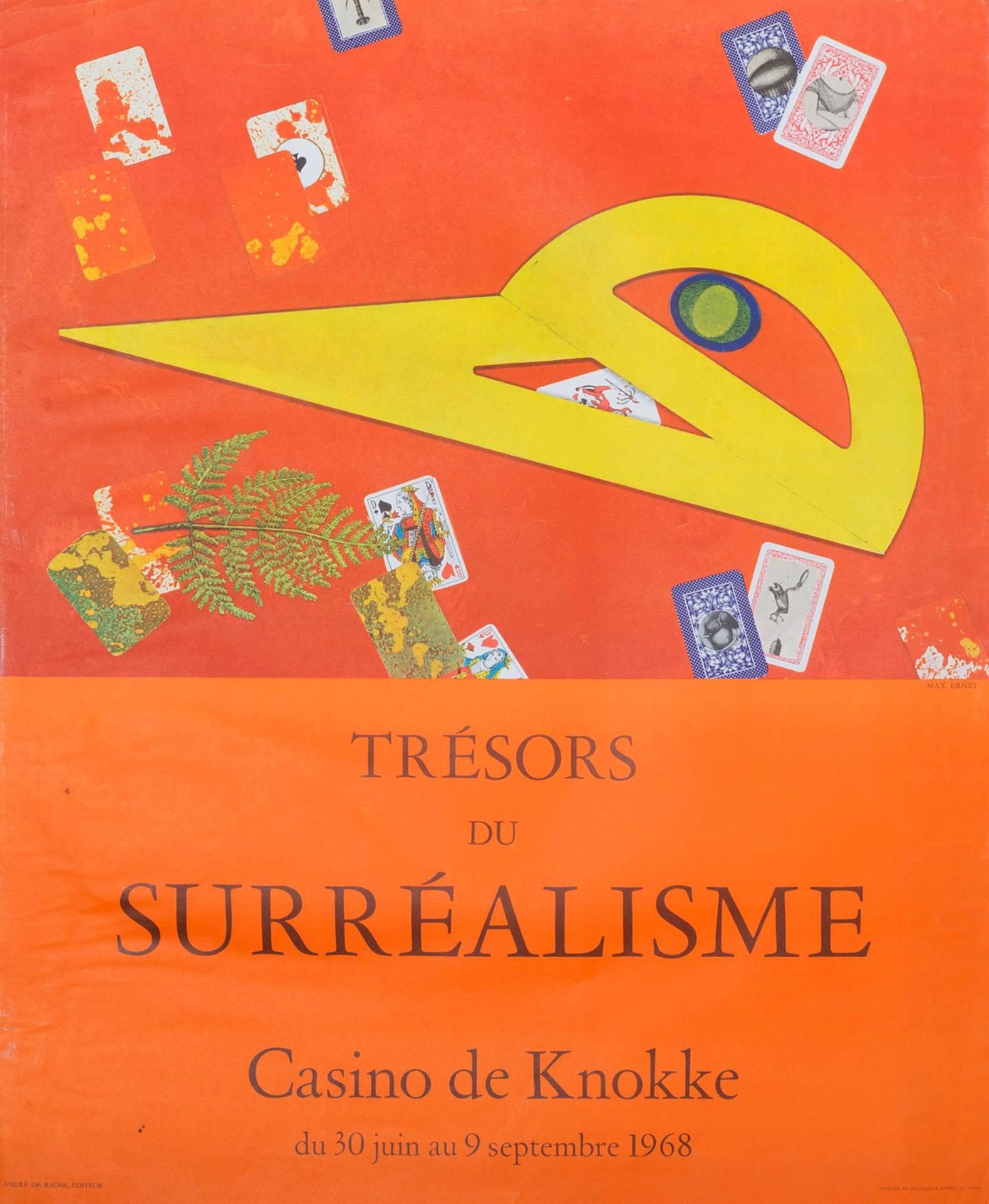Poster for the exhibition Trésors du surréalisme, 1968