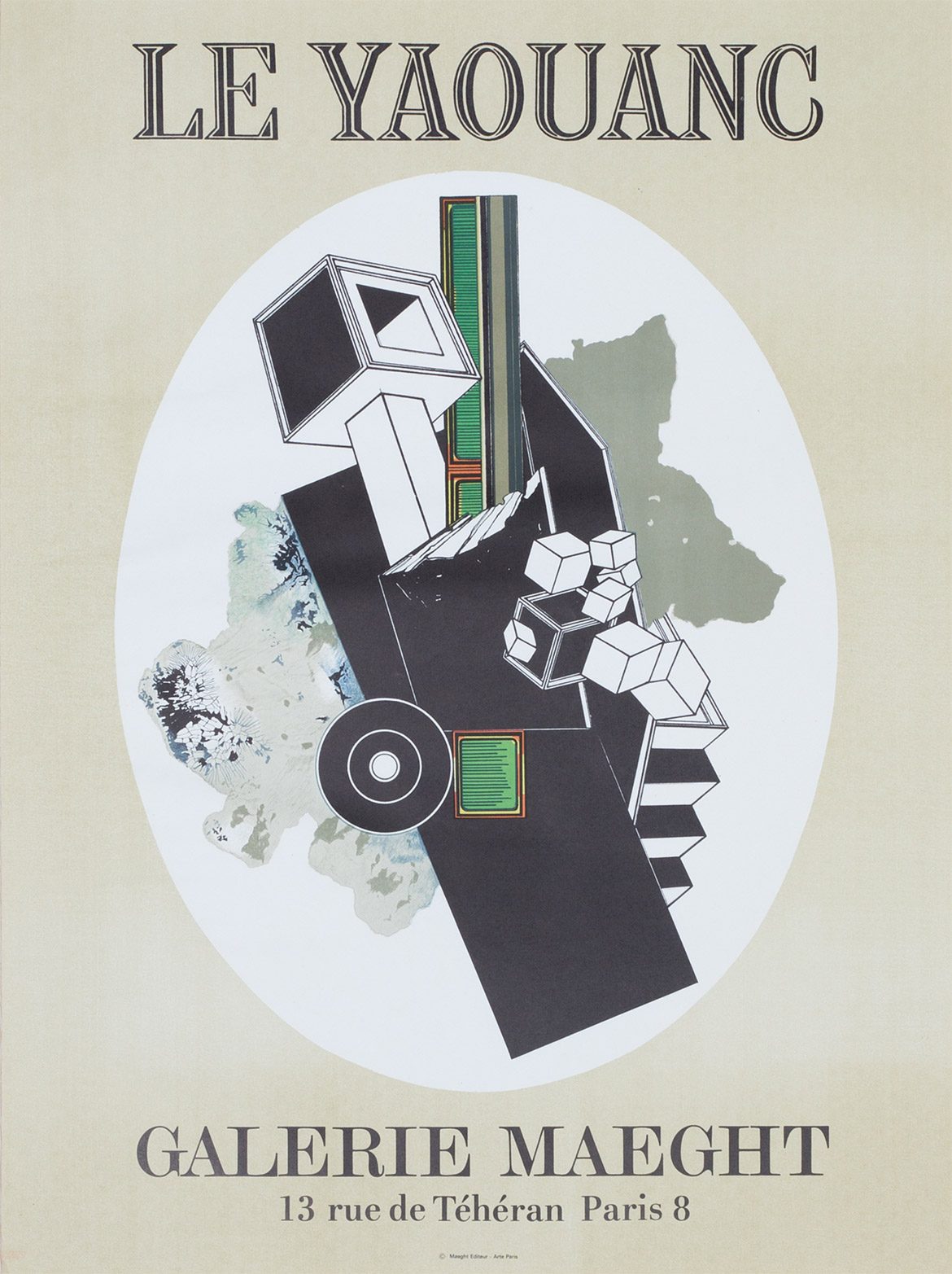 Affiche n°111, Galerie Maeght, exposition de février 1969. Photo : Luc Delaborde. © Le Yaouanc Affiche n°111, Galerie Maeght, exposition de février 1969. Photo : Luc Delaborde. © Le Yaouanc