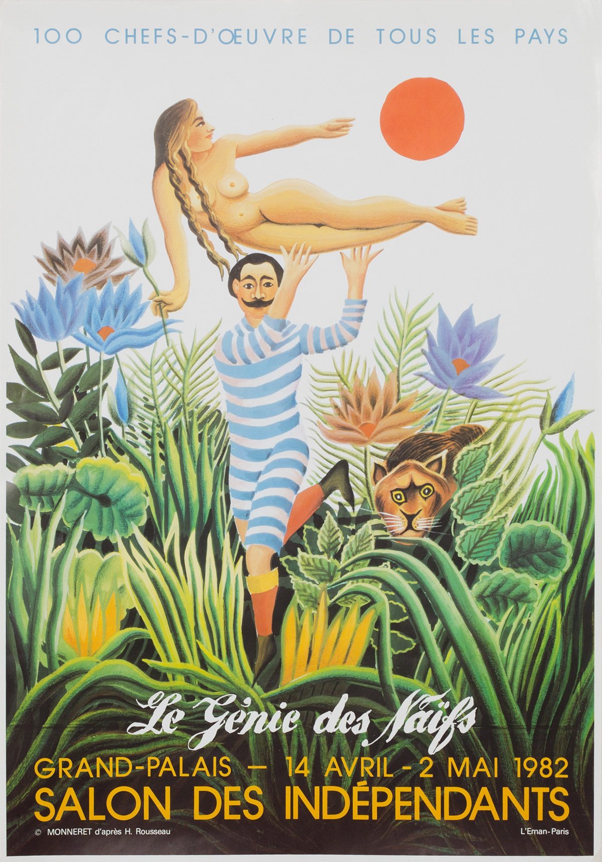 Affiche du 93ème salon des indépendants, 1982. Archives Le Yaouanc. Photo : Luc Delaborde