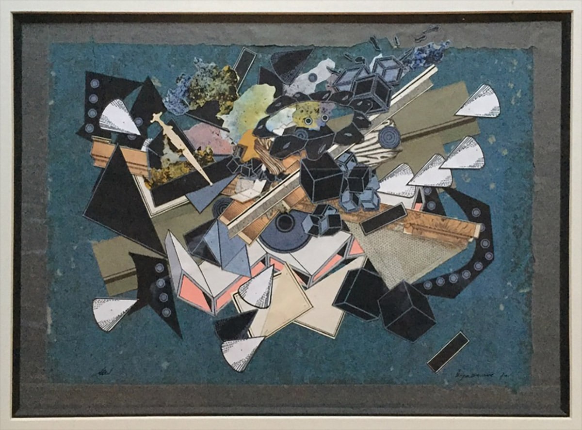 Sans-titre, 1970. Collage et gouache, coll. privée, Genève. Photo: Allen Le Yaouanc