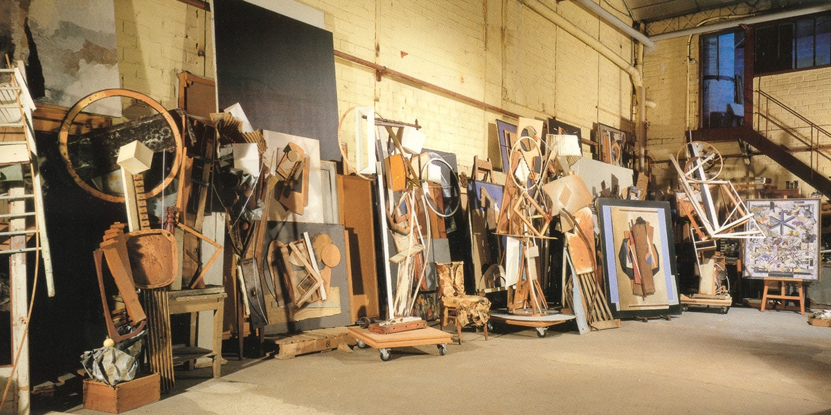 L'atelier, vers 1992. Archives Le Yaouanc