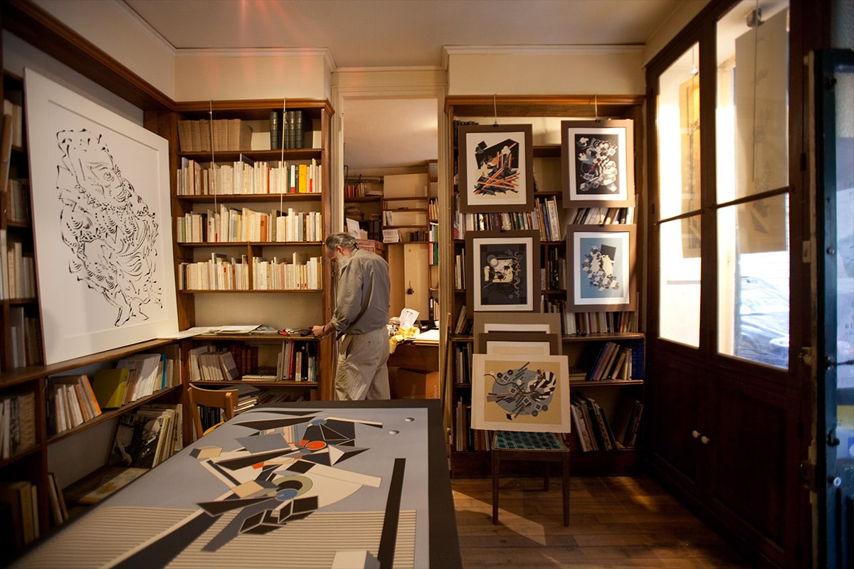 Alain Le Yaouanc en 2010 rue du Cherche-Midi. Photo : Claude Gaspari