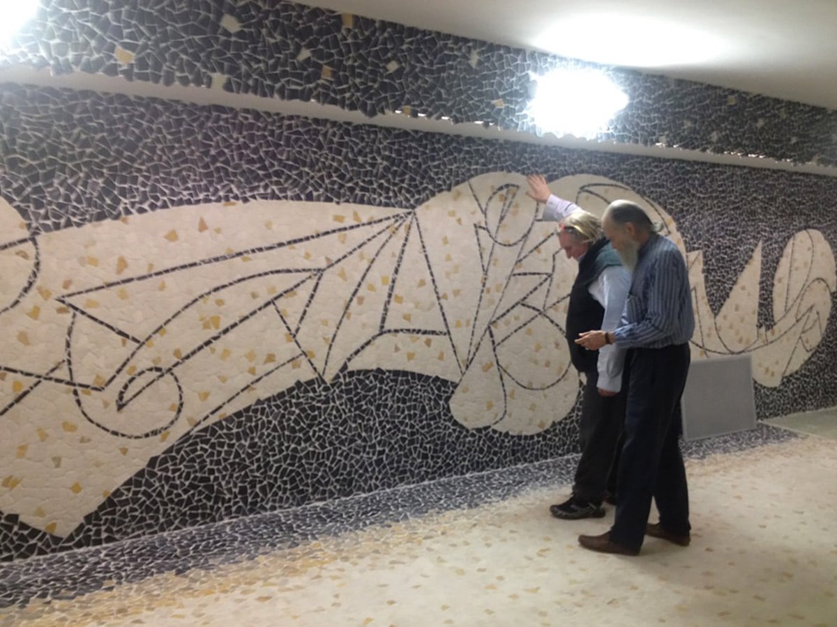 Gérard Depardieu et Alain Le Yaouanc en février 2012 à Paris. Photo : Allen Le Yaouanc