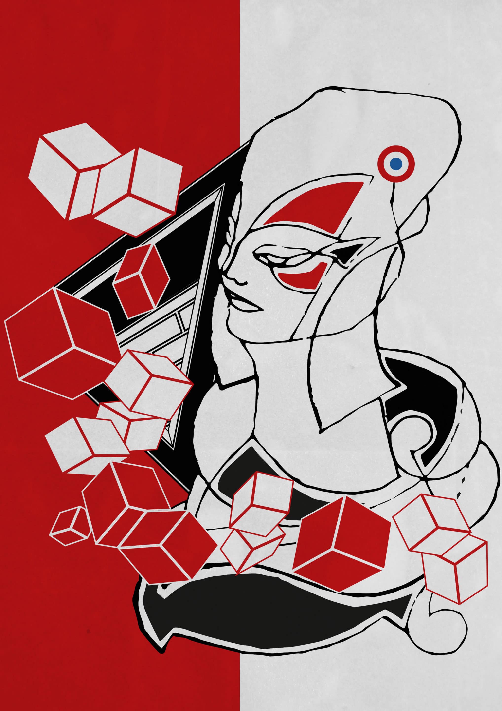 Marianne. Projet de timbre poste (2018). Photo : Allen Le Yaouanc